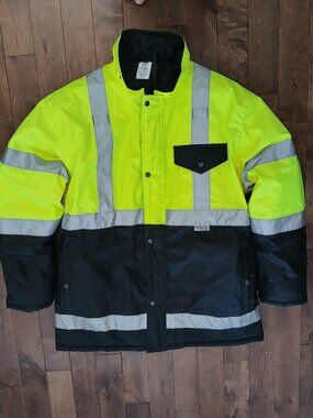 High-visibility protective vests for ambulance crews and workers